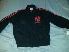 New York Yankees MENS 3XL Jacket Black/Red Rare Sample New With Tags NY Baseball