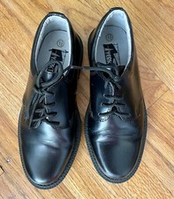 Boys YORKTOWN Black Leather Oxford Dress Shoes Size 1 1/2