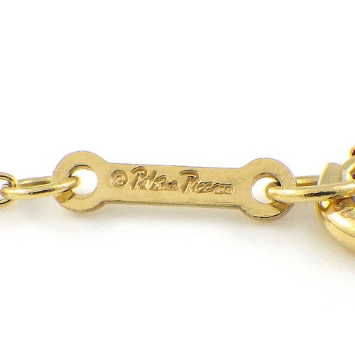 Tiffany & Co. Necklace Olive Leaf 74627234 Paloma Picasso Pearl 750 Yellow Gold - 第 5/7 張圖片
