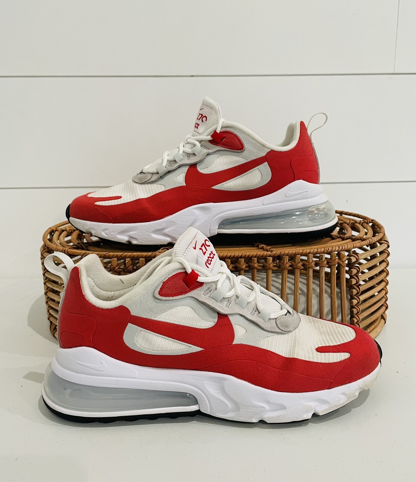 Nike Air Max 270 React White University 