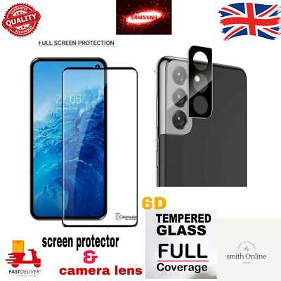 Für Samsung S22 Ultra S21+ S20 S23 Ultra Linse Hartglas Displayschutzfolie