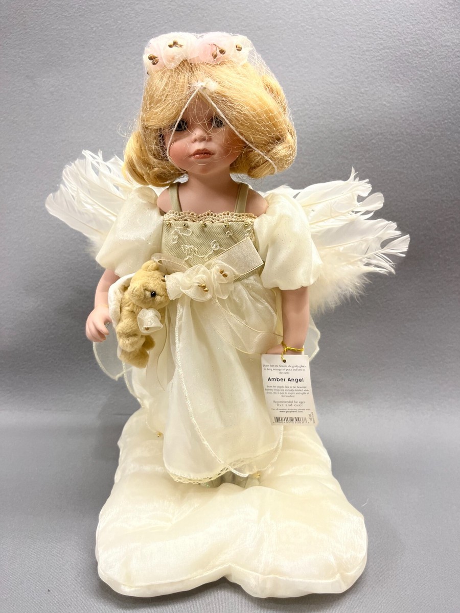 Geppeddo Porcelian Doll Amber Angel New no box