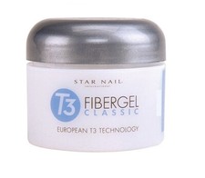 Star Nail T3 Fiber Gel Classic European T3 Technology PINK Color 2 oz