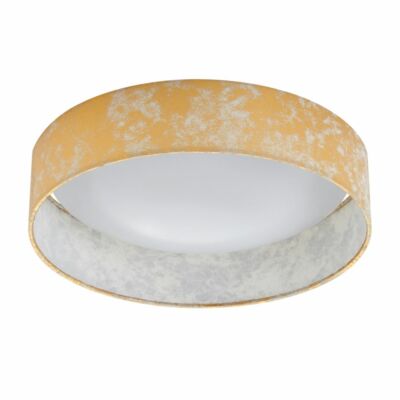 Briloner 3712-027 Ceiling Light Fabric Gold Tone Max 2x15W E14 Metal Lamp
