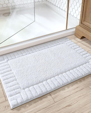 Bathroom Rugs Non-Slip Washable, Extra Soft Absorbent Bath Rug, Machine Washable
