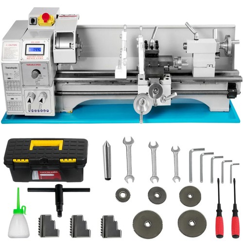 VEVOR Drehbank Metalldrehmaschine mit variabler Drehzahl Drehmaschine Tischdr - Bild 1 von 29