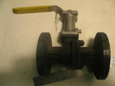 NEW FLOWTEK  F30 1" BALL VALVE CL 300 API-607 FIRE SAFE 740PSI WP WCB /316 P4354
