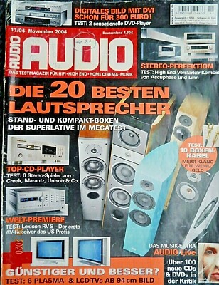 AUDIO 11/04,   AUDIO PHYSIC TEMPO, DYNAUDIO AUDIENCE 72 SE, FOCAL ELECTRA 937 BE
