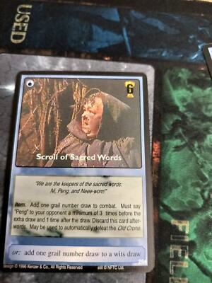 Monty Python CCG TCG: Scroll of Sacred words: Nee-wom (259)