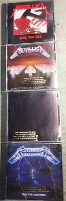 Metallica-Same -Master of Puppets-Kill 'Em All-Ride the Lighting - 4 CD US PROMO