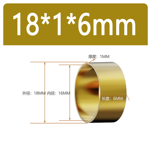 Brass Tube Copper Tube Bushing Bearings Round Hollow Tube Outer Diameter 6 -40mm - Picture 56 of 203
