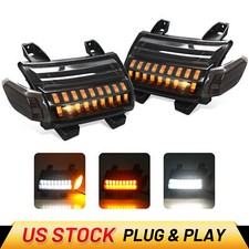 Sequential Led Fender Lights Kits Turn Signal Drl For Jeep Wrangler Jl Jlu 18-23