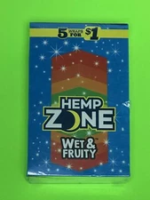FREE GIFTS🎁Hemp🍁Zone Wet & Fruity 75 High Quality Natural Herbal Rolling Paper
