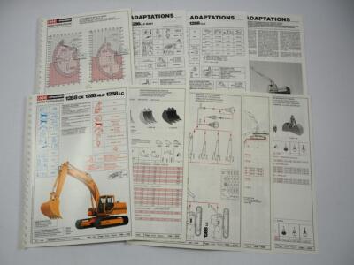 Case Poclain 1288 CK NLC LC Raupenbagger Pelles Hydrauliques Prospekt 1994