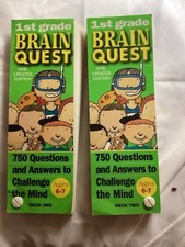 Brain Quest Deck One And Deck Two 1st Grade