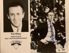 PAT RILEY AUTOGRAPHED SIGNED NEW YORK KNICKS LOS ANGELES LAKERS 8X10 L@@K