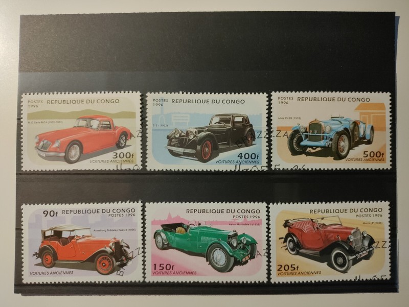 1996 Congo Stamps(Classic Cars),CTO,NH,OG