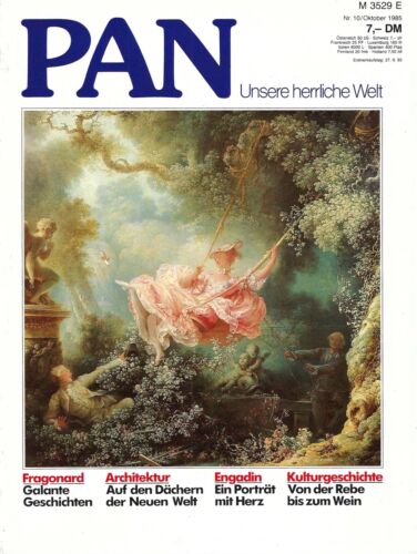 PAN - Unsere herrliche Welt - Fragonard • Architektur • Engadin 10/1985 - Bild 1 von 3