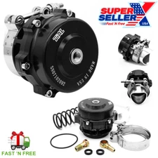 BV50 Series Q Style Blow off Valve BOV 50mm BLACK - Fits TIAL Springs!  -USA-
