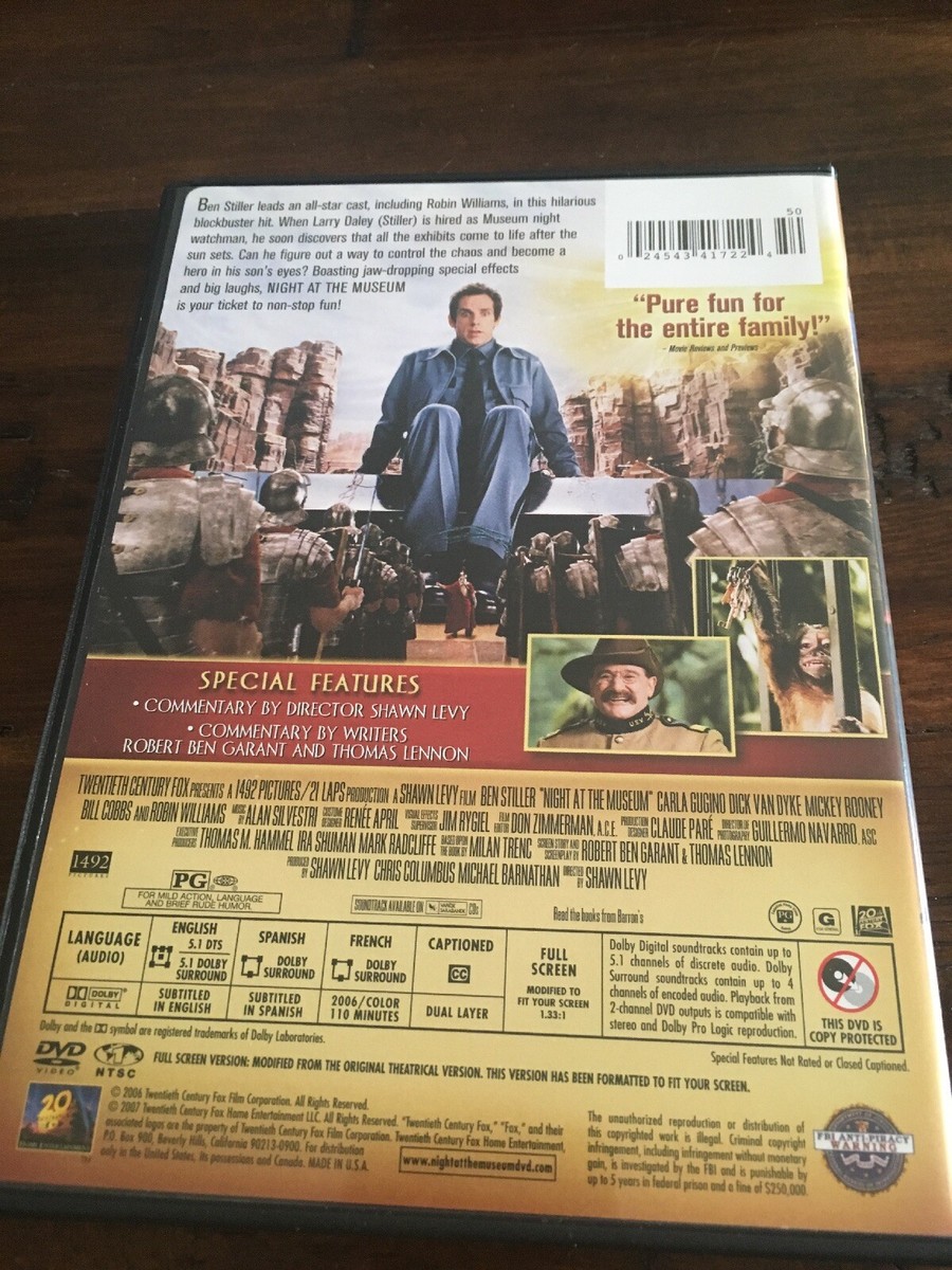 【中古】 DVD Nachts im Museum Night at the Museum Ben Stiller Dick Van Dyke Mickey Rooney
