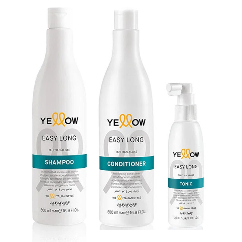 ALFAPARF MILANO ALFAPARF Yellow Kit Easy Long Shampoo 500ml + Conditioner 500ml + Tonic 125ml