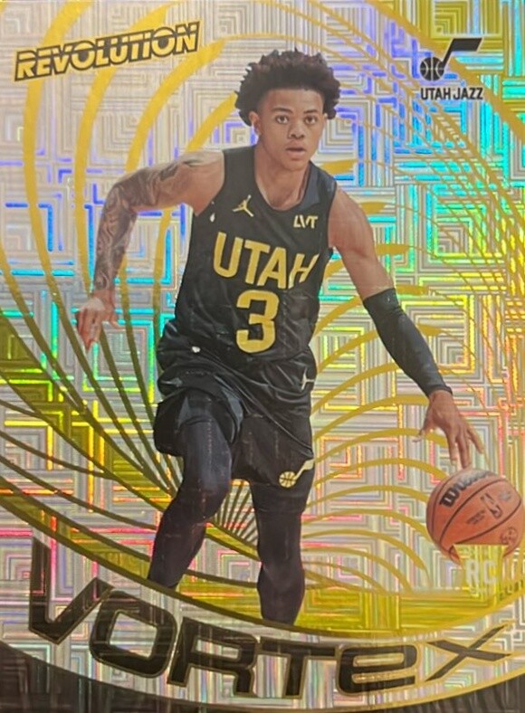 2023 Panini Revolution Vortex#20 Keyonte George Fractal Parallel Rc Rookie