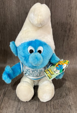 Smurf Bean Bag Plush 1979 Schleich Peyo Wallace Berrie Co. VTG with Tag T-shirt