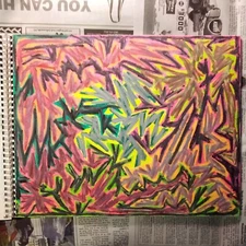 Drawing 11X14" Oil Pastel on Paper