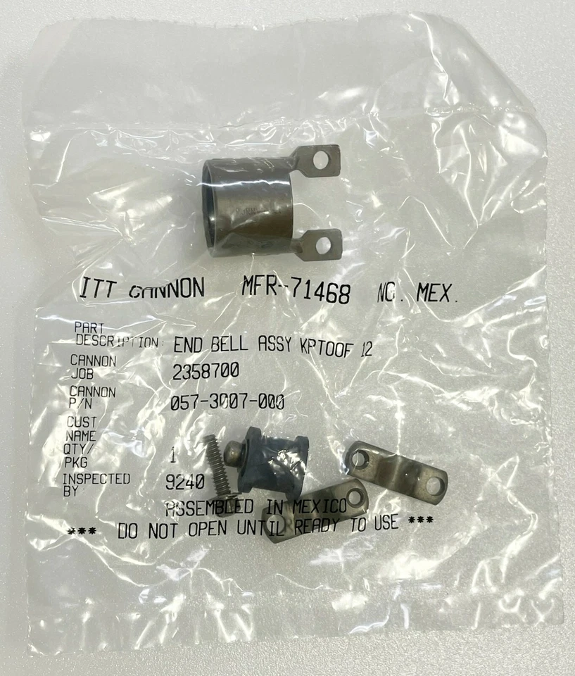 PEI Genesis MS3116F12-10S with ITT Cannon 057-3007-000 Strain Relief - Image 4 of 4