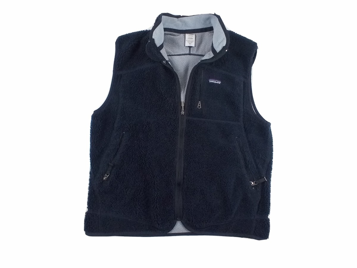 Patagonia Mens Large Classic Retro-X Vest Deep Pile Fleece Full