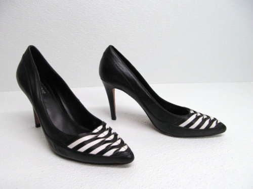 White House Black Market Scarlett Leather Pumps Pointed Toe Women's size 7.5M - Picture 1 of 9
