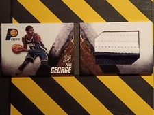 2013-14 Panini Preferred Jumbo Memorabilia Booklet Paul George /25 Prime