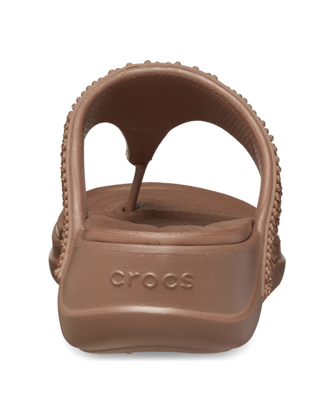 Crocs Boca Embellished Wedge Brown Flip Flop Women’s Size 8 eBay