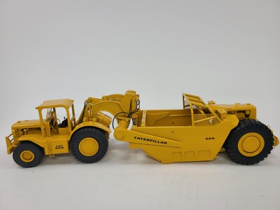 ミニカー CAT 621Caterpillar Hinterkipper Athey CAT CATERPILLAR 621K & No. 70 SCRAPERS & D7 TRACTOR 1/50 DIECAST