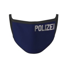 Mundmaske Polizei Dienstzeit Schutz Polizist Beruf Amt Dienstkleidung #35618