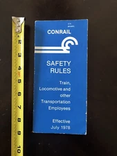 Vtg Conrail Railroad CRC Crane Maintenance Instructions w/diagrams  MW252 Jan 82