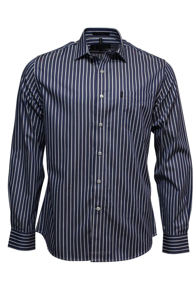 Pilbara Stripe Single Pocket Long Sleeve Shirt - RRP 69.99 - FREE POST