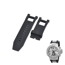 Subaqua 14942 28mm Black Rubber Watch Strap For Invicta