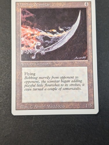 MTG - 1x Cimitarra Bailarina - Edición Revisada (3ª) - Casi Nueva/LP De Colección Rara - Mágica - Imagen 4 de 9
