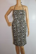 Urban Outfitters Leopard Print Denim Mini Dress.