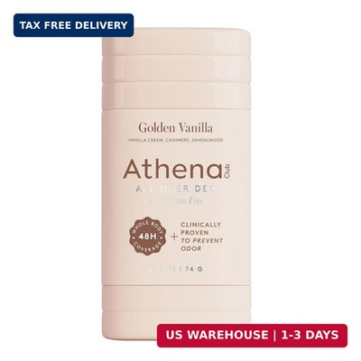 Athena Club All Over Deo Natural Deodorant Stick for Women, Aluminum Free Whole