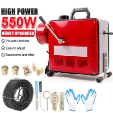 Elektrische Rohrreinigungsmaschine 550W Abflussreiniger Spirale Rohrreiniger DE