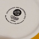 Gibson Everyday China Multicolor Stripe Dinner Set Plates Bowls Microwave Safe — photo 4