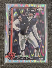 2025 Jaylon Johnson Topps Football Chrome RayWave Refractor #57 Chicago Bears