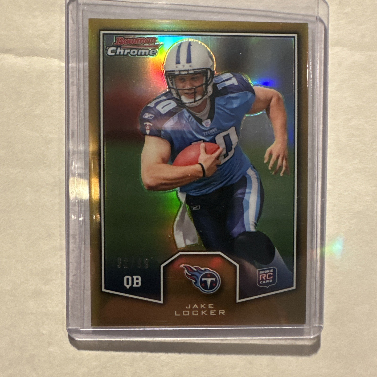 Jake Locker Bowman Chrome Rookie Preview #BCR17 Base
