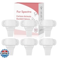 Cartoon-Style Duckbill Valves Compatible with Spectra S1 S2 Breast Pumps, S1