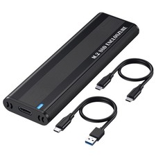 Chenyang USB 3.1 NVMe/SATA M.2 SSD Enclosure Adapter 10Gbps Tool-Free
