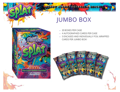 2025 Wild Card Splat Football Hobby Jumbo Box | eBay