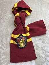 Harry Potter Gryffindor Red Gold Knit Scarf Wizarding World One Size