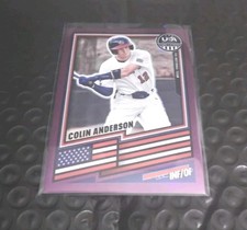 2026 Panini USA Stars & Stripes #10 Colin Anderson 15u Purple Prizm /199.  Zz100